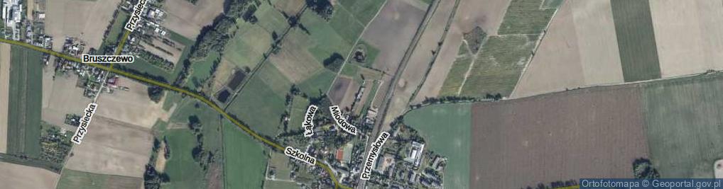 Zdjęcie satelitarne Poprzeczna ul.